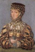 Lucas Cranach the Younger, Miniature of Barbara Radziwill